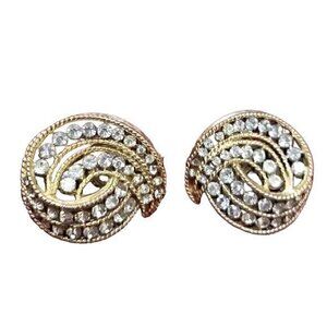 Trifari Cavalcade Gold Earrings